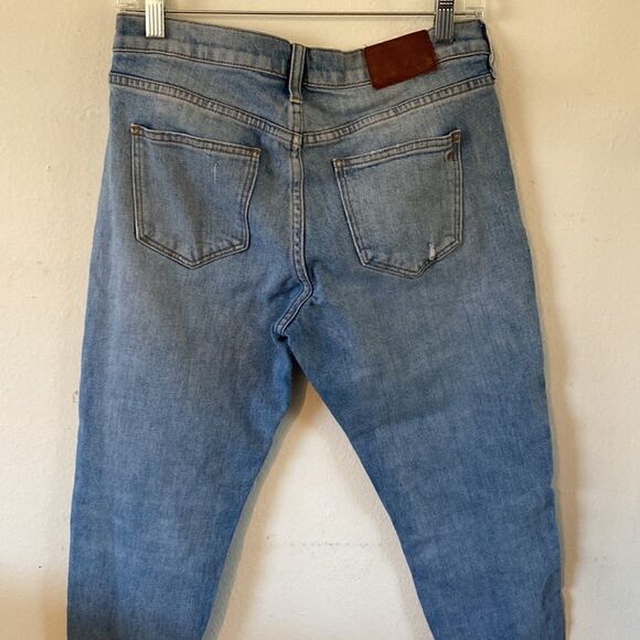 Madewell Cutoff Slim Boy Jean Frayed Denim Shorts - Picture 12 of 12